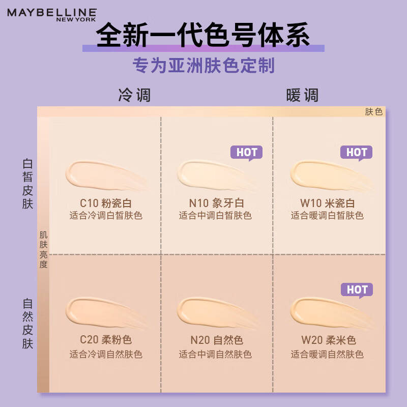 【新品】美宝莲SUPERSTAY轻亲持妆粉底液轻薄清透控油持久不脱妆-图2