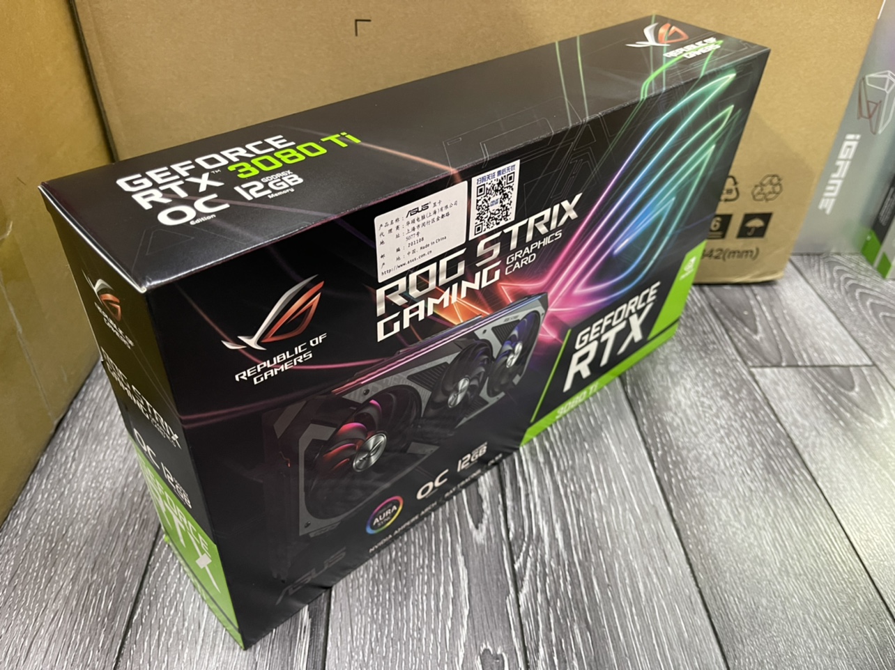 华硕 玩家国度猛禽ROG RTX3080TI O12G GAMING 游戏独立显卡 - 图1