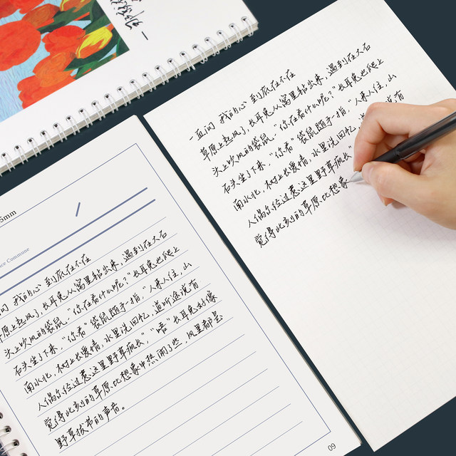 Beautiful and generous font exercises for boys and girls