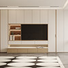 Oppein Cream Style Wardrobe Customized ENF Environmentally Friendly Sheet