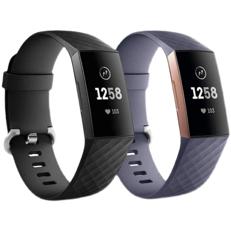 Fitbit Charge3智能运动手表 实时监测心率睡眠防水健康蓝牙手环 - 图0