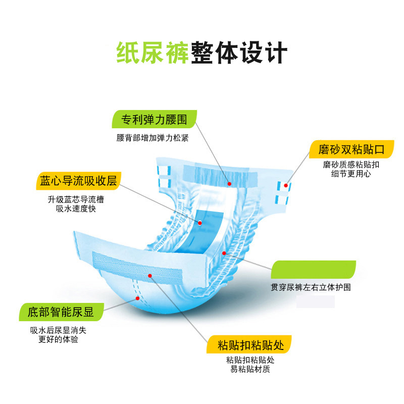 周大人加厚成人老年xl加大码纸尿裤 周大人成人用纸尿护理用品