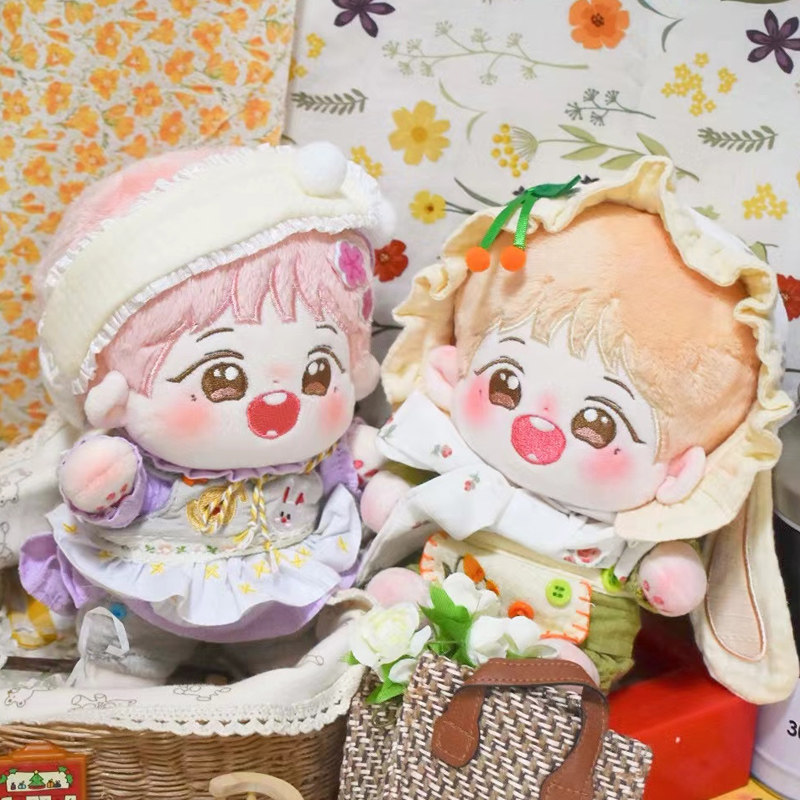 现货御园茶兔 动物芋泥波苹果维尼小猫奶橘小西瓜15 20CM棉花娃衣,淘宝优惠券,粉丝福利购,淘宝优惠卷