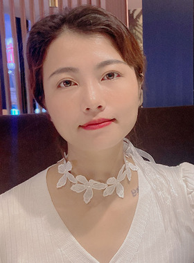 配饰白色蕾丝花朵脖子洛丽塔项圈