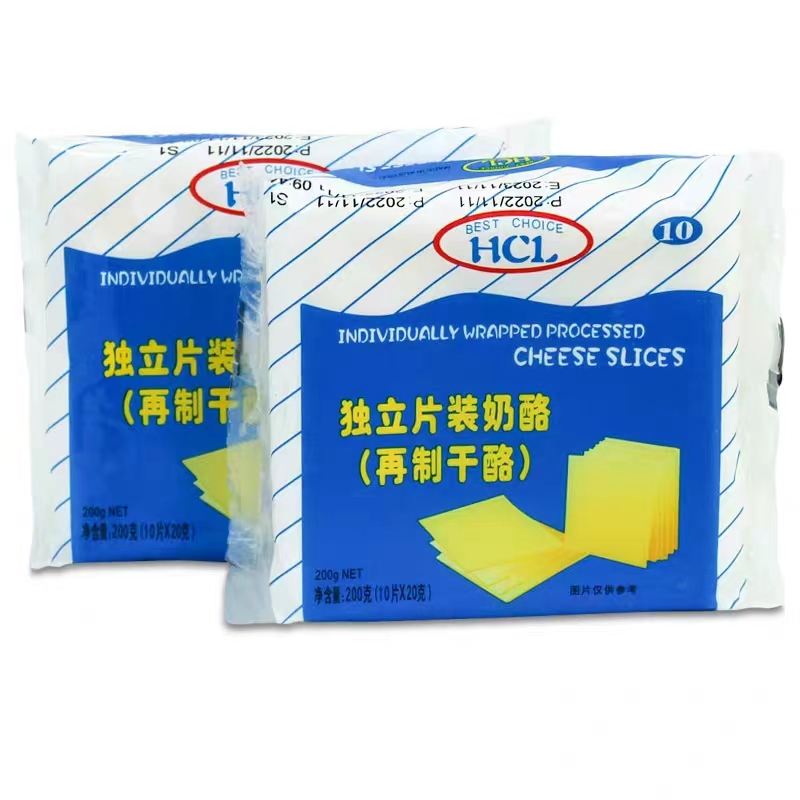 HCL澳大利亚进口芝士片 200g10片*30包一件烘焙原料-图2