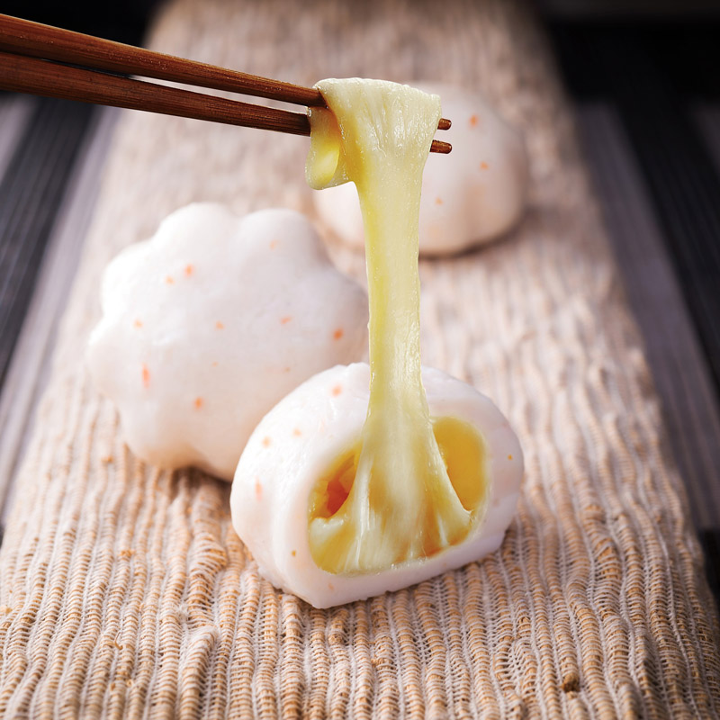 鳕鱼芝士包 160g 芝心包丸 涮火锅食材 芝士包心鱼丸子 - 图0