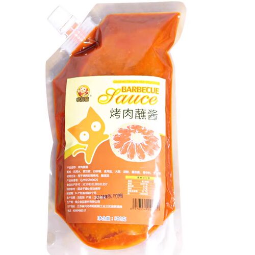 韩式烤肉蘸酱 烧烤调料 烤肉蘸料酱 生菜五花肉酱 烤肉酱500g - 图3