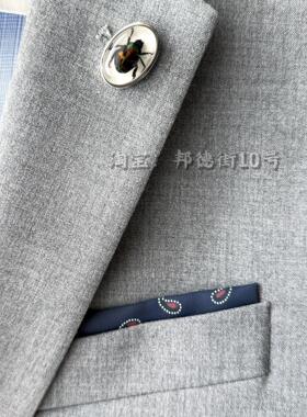 北京闪Tateossian金龟子标本胸针