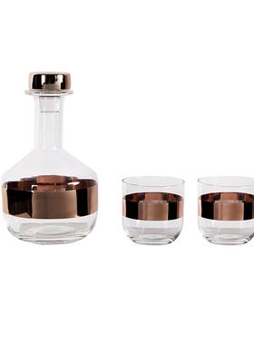 新软酒具现代展柜果盘中式