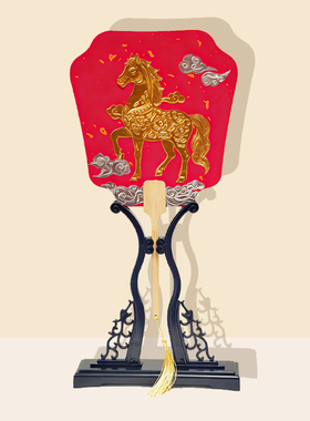 非遗錾刻金色锡箔纸浮雕画材料包