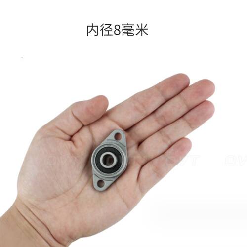 轴承座大全 迷你小轴承座带轴杆微型菱形立式 KPKFL 锌合金轴承座 - 图1