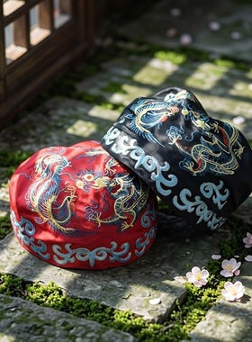 女士复古棉麻休闲头巾包邮女帽子