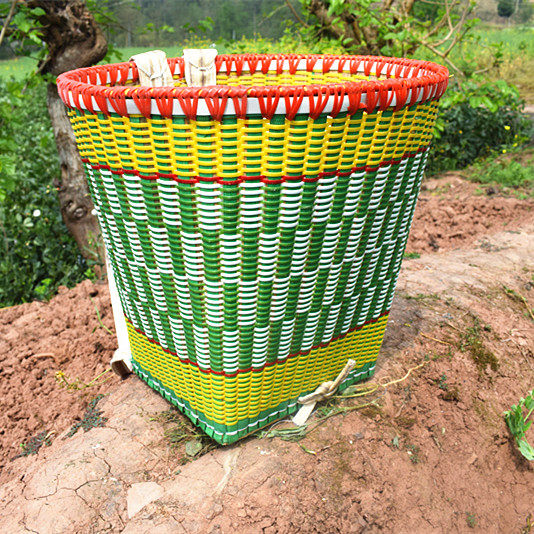 包邮纯手工编织塑料竹背篓买菜采摘茶收纳舞蹈影视道具成人背筐,淘宝优惠券,粉丝福利购,淘宝优惠卷
