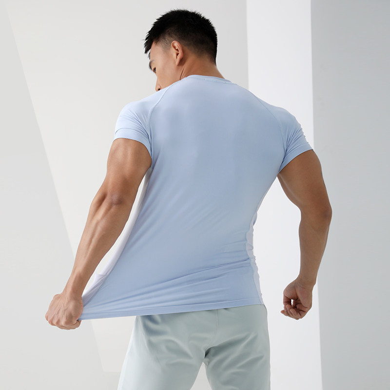 SOSOLEMON秋冬新品速干透气跑步短袖运动弹力修身圆领男健身衣T恤,淘宝优惠券,粉丝福利购,淘宝优惠卷