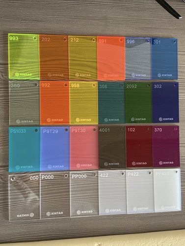 新涛亚克力板磨砂厚板热弯UV彩色有机玻璃板PC耐力板加工定制 - 图3