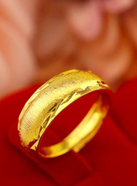 other/其他情侣沙金民族风戒指