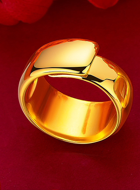 other/其他男士沙金民族风戒指