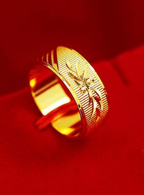 越南沙金男士欧美风戒指