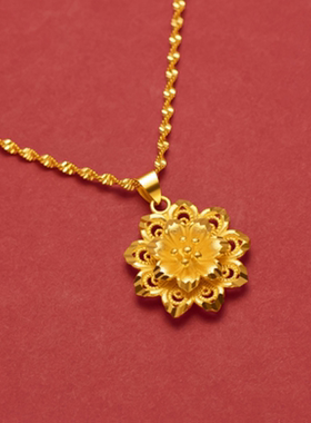 other/其他沙金水波链女士项链