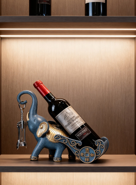 环保树脂酒架摆件客厅书房酒柜