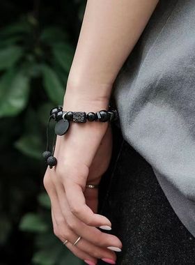 熔岩方块火山石手链全店拍三付二