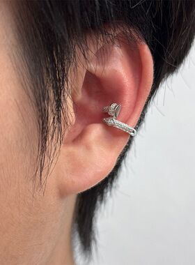 闪耀钉子耳骨夹男潮高级感独特小众无耳洞耳夹轻奢耳钉耳环耳饰女