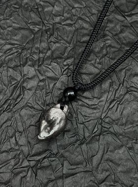 有钱花项链男高级感新中式古风蟹钳小众设计可调节锁骨链女毛衣链