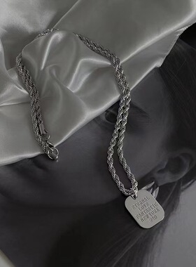 新款T恤钛钢项链全店拍三付二