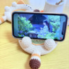Creative handmade coaster dual-purpose mobile phone holder fruit
