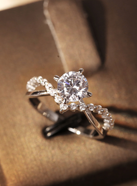 其他情侣白铜日韩对戒开口设计