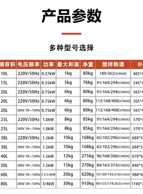 正品直发恒联搅拌机B20/30/50S
