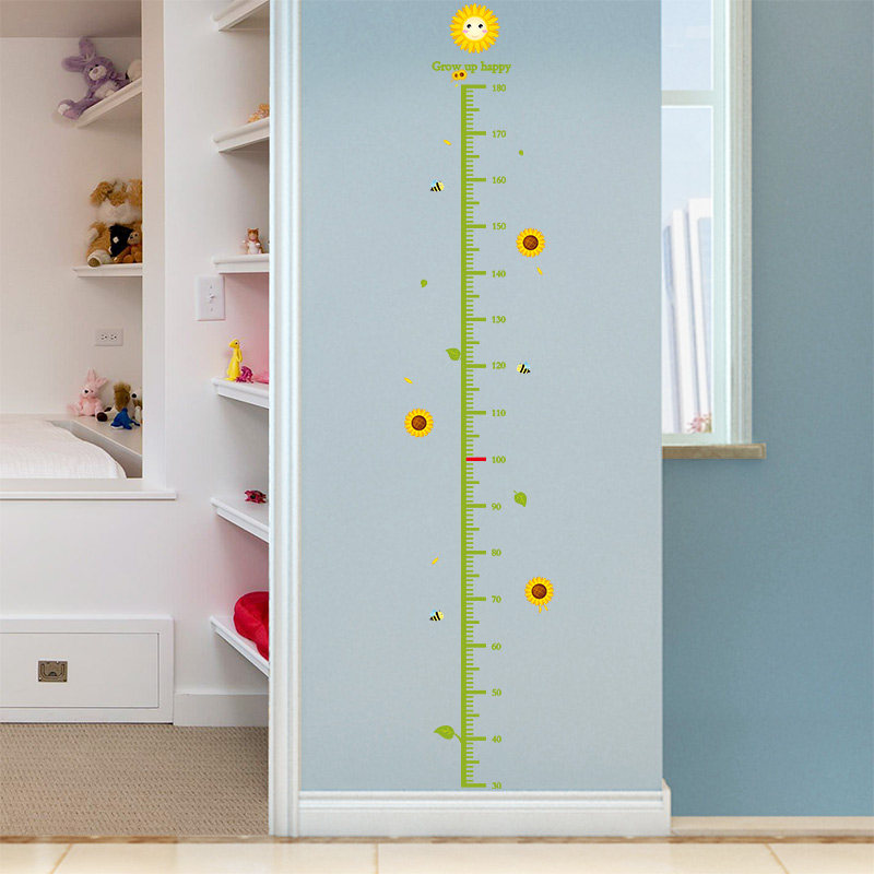 儿童宝宝身高墙贴测量尺卡通长颈鹿贴纸挂画幼儿园装饰画墙纸自粘,淘宝优惠券,粉丝福利购,淘宝优惠卷