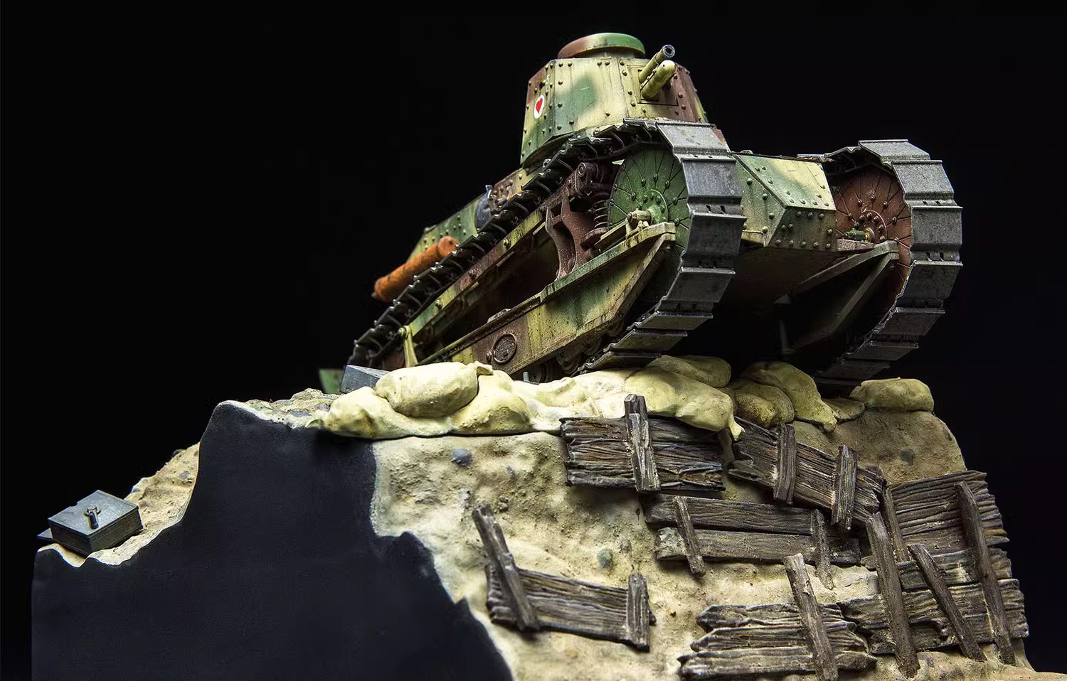 铸造模型 Meng拼装模型 TS-011法国FT-17轻型坦克 铆接炮塔型1/35 - 图3