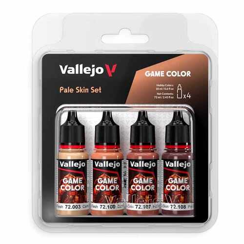 铸造模型 vallejo AV环保水性漆 游戏GAMECOLOR系列套装色 4x18ml - 图3