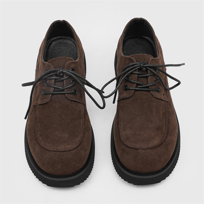 博肯鞋男款复古德比鞋男厚底英伦风低帮工装鞋高级感通勤休闲皮鞋,淘宝优惠券,粉丝福利购,淘宝优惠卷