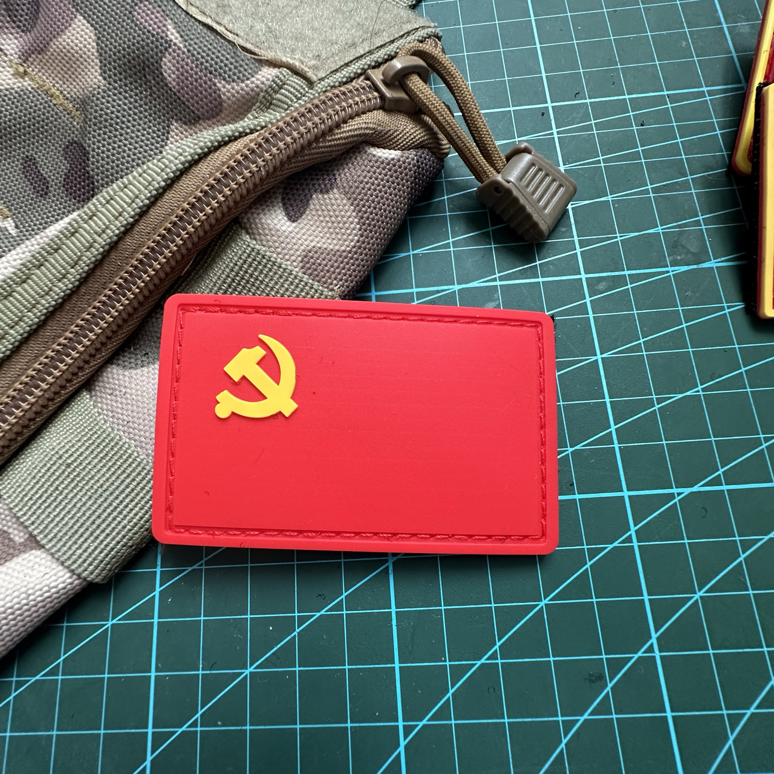 PVC橡胶中国党爱国旗魔术贴章臂章战术贴章胸章贴章个性DIY背包贴,淘宝优惠券,粉丝福利购,淘宝优惠卷