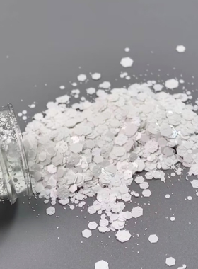pet雪景瓷白粉流麻雪花diy
