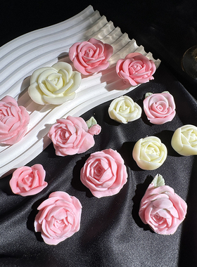 硅胶玫瑰花花苞模具diy手工