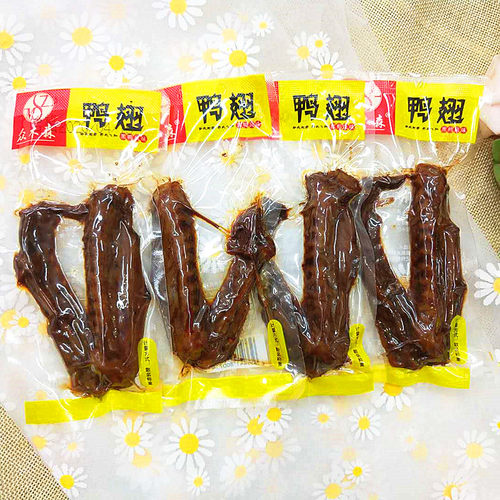 众木森鸭翅黑鸭风味散装称重500g卤熟食麻辣小吃休闲食品湖南特产 - 图1