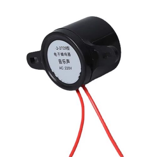 2729黑色音乐声AC110-220V高分贝嘀嘀声蜂鸣器 - 图0