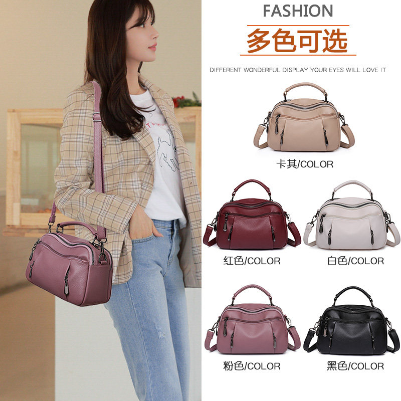 正品真皮斜挎包女士包包2025新款女包小包送妈妈包中年手提单肩包,淘宝优惠券,粉丝福利购,淘宝优惠卷