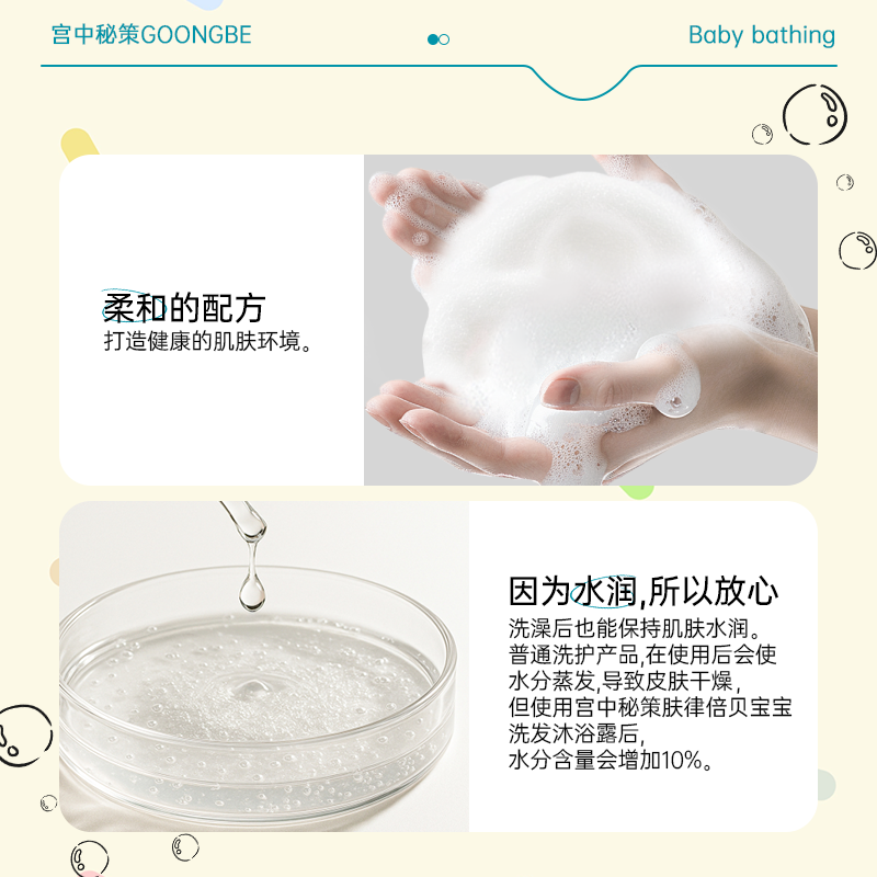 宫中秘策洗发沐浴二合一儿童洗发水儿童沐浴露婴儿宝宝新生儿专用,淘宝优惠券,粉丝福利购,淘宝优惠卷