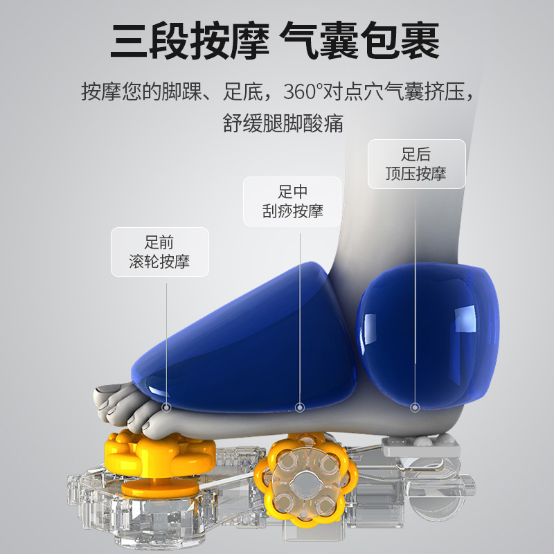 德国脚底足疗机全自动捏脚器按摩器 Sparllo海外按摩足疗机