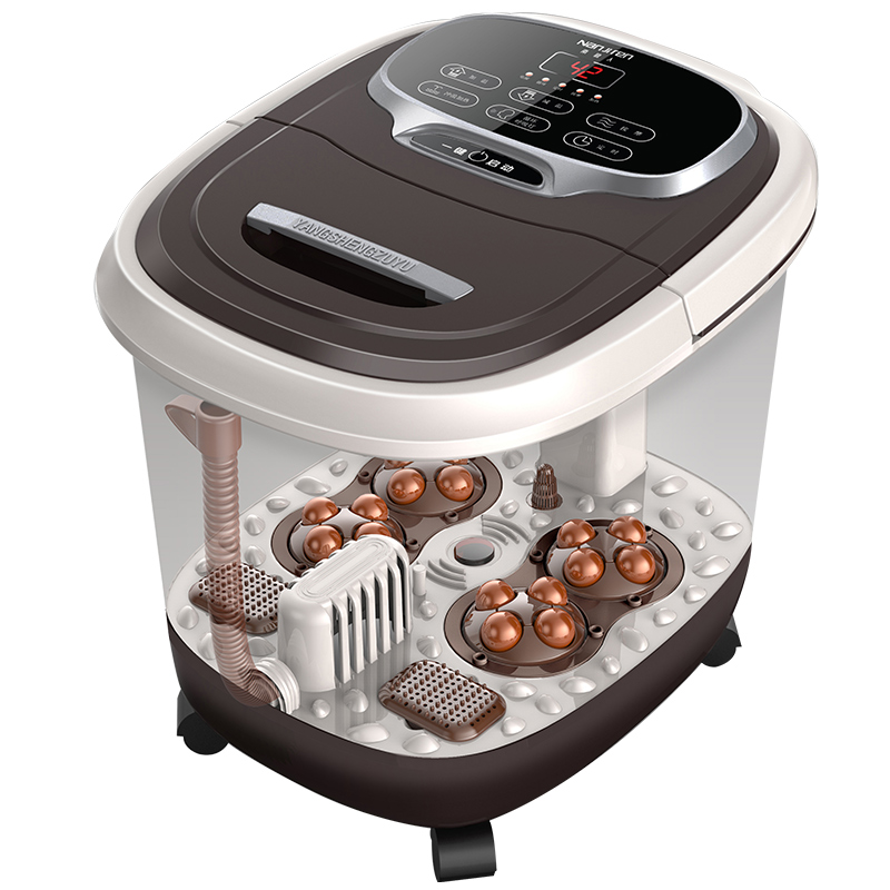 南极人赢丰专卖店南极人足浴盆全自动按摩泡脚桶电动多功能加热洗脚盆家用神器恒温0