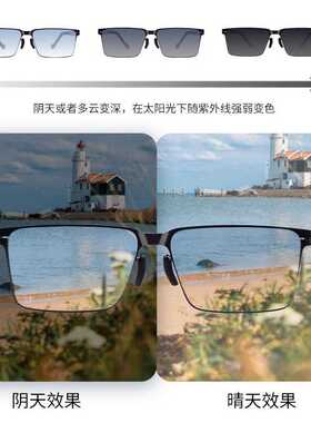开车防紫外线男款尼龙墨镜变色