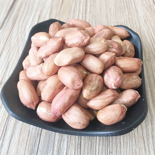 新鲜生花生米 粉红皮花生米仁去壳晒干花生 生花生米包邮 - 图0