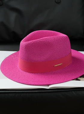 男女巴拿马遮阳防晒礼帽