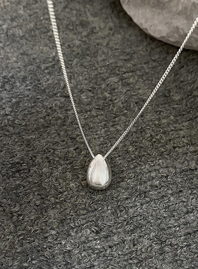 极简感大水滴长款毛衣链男女春夏高级感时尚休闲百搭款卫衣潮项链