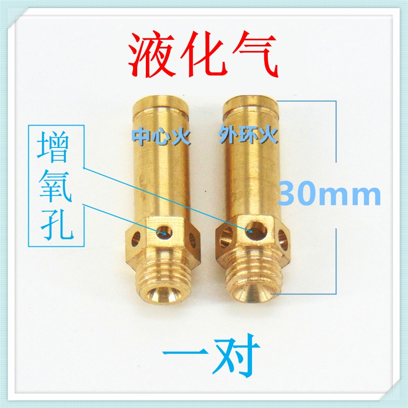 灶具喷嘴改装转换气源天然气液化气嘴中气式喷嘴适合樱花灶燃气灶-图2