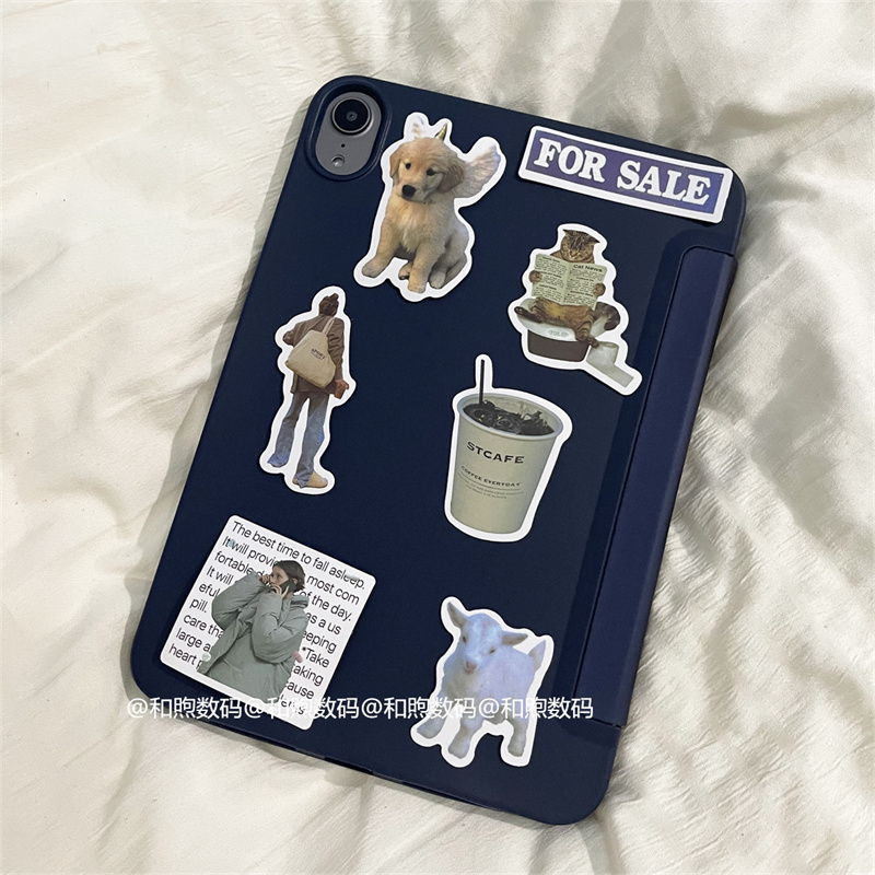 联想小新pad保护套2022款10.6英寸全包硅胶简约皮套tb128fu三折支架防摔平板保护壳TB128FU钢化膜ipad106适用 - 图2